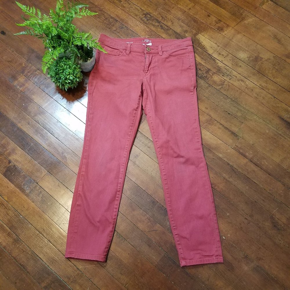 LOFT Coral Modern Skinny Ankle Jeans Sz. 29/8